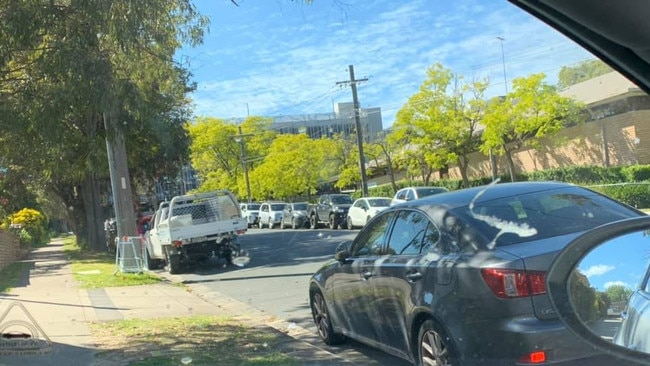 A mother and her baby have been left "terrified" after an alleged road rage incident near Hornsby Hospital on Friday, October 9, 2020. Picture: supplied