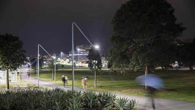 He was also charged with exposing his penis in Prince Alfred Park. Picture: Damian Shaw