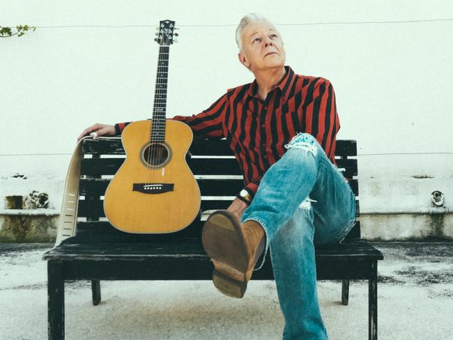 ***EXCLUSIVE FOR THE AUSTRALIAN*** Australian guitarist and songwriter Tommy Emmanuel, who will released an album of duets titled 'Accomplice Two' in April 2023, followed by a 16-date Australian tour in May 2023. Picture: Simone Cecchetti