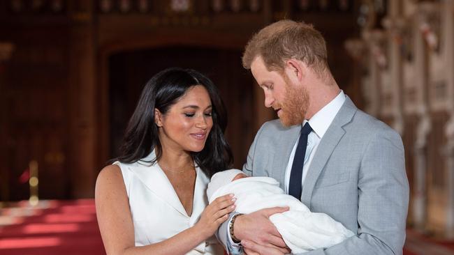 Meghan and Harry have been handed an award for making the ‘enlightened decision’ to only have two kids. Picture: AFP