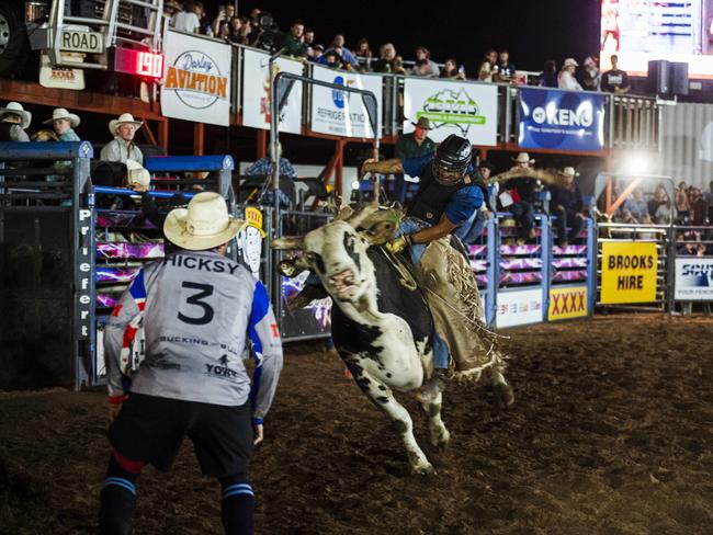 All the action at the sold-out 50th iteration of the Noonamah Tavern and Rodeo. Picture: Pema Tamang Pakhrin