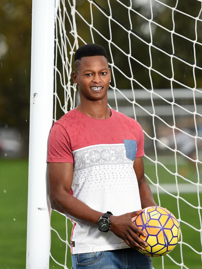 Nelly Yoa had hoped for a professional soccer career. Picture: David Smith