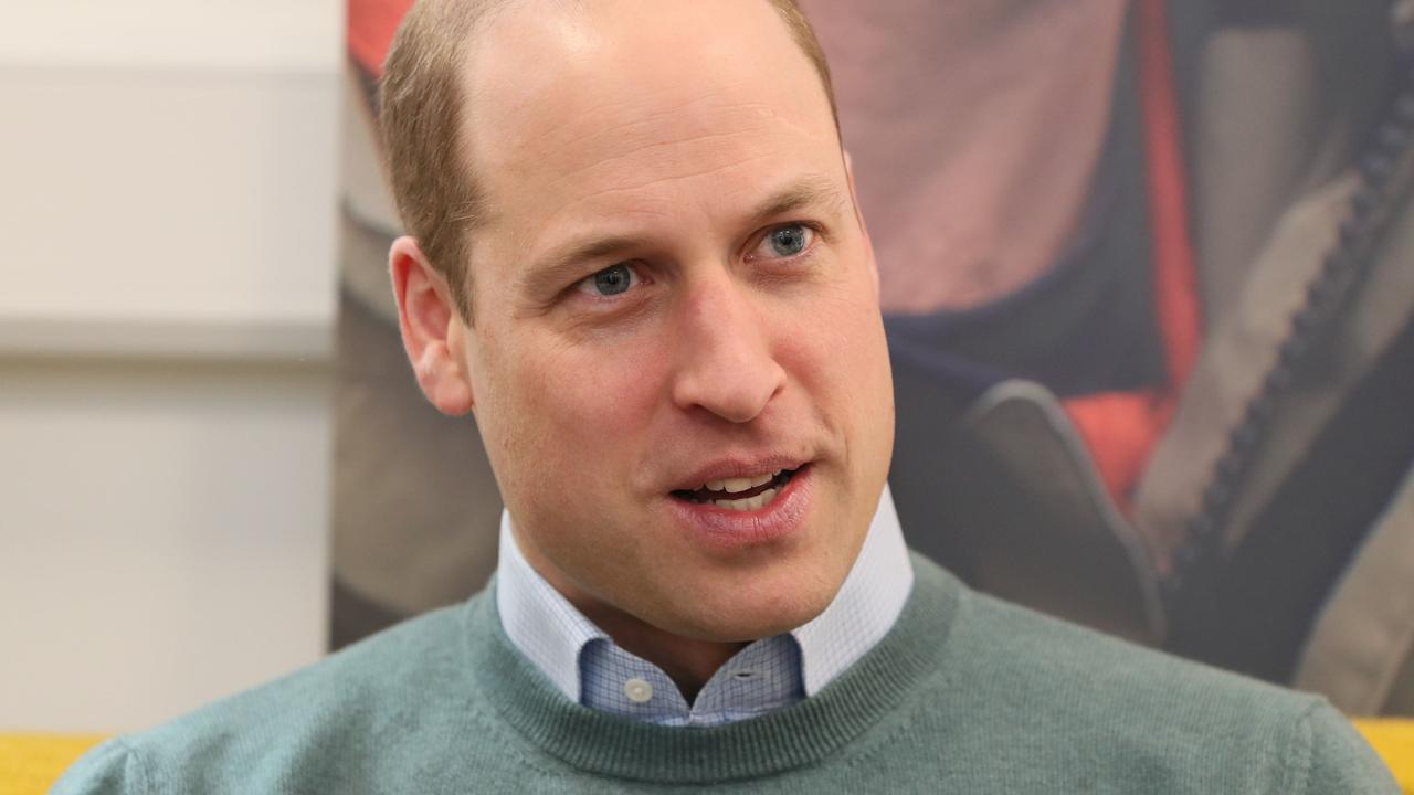 The Duke of Cambridge joked with comedy legend Stephen Fry before the Clap for Carers began. Picture: AP