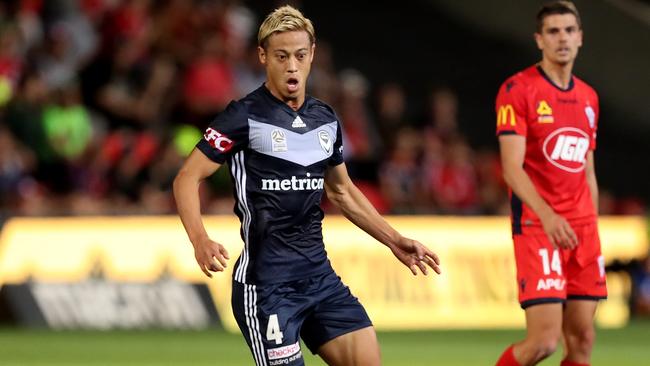 Will Keisuke Honda be at Melbourne Victory next season? Picture: Getty Images