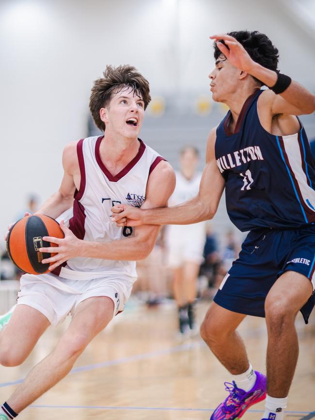 The Southport School player Ben Tweedy during the Basketball Australia School Championships. Picture: Taylor Earnshaw