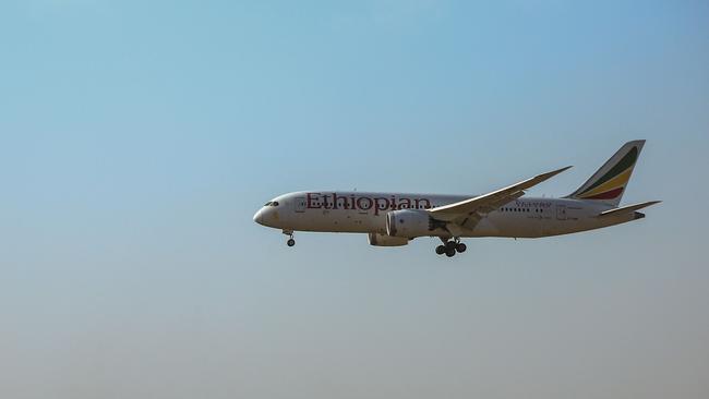 Ethiopian Airlines delivesg boxes of Oxford/AstraZeneca Covid-19 vaccines. Picture: AFP.