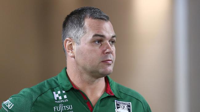 Rabbitohs coach Anthony Seibold will be highly sought after when he comes off contract. (Photo by Chris Hyde/Getty Images)