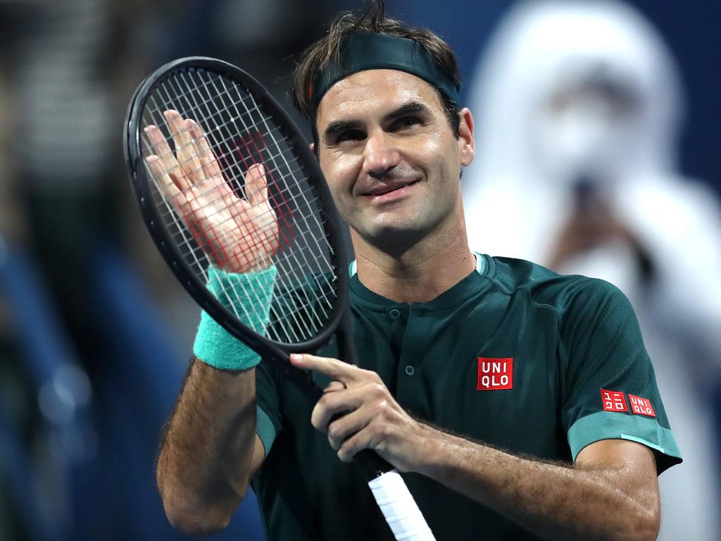 Federer was happy to be back.