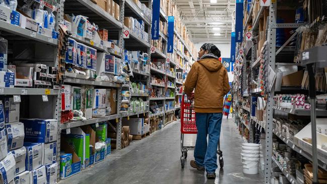 The US economy grew 3.1 per cent in 2023 as a resilient labour market supported strong consumer spending and brushed aside a feared downturn. Picture: Getty Images