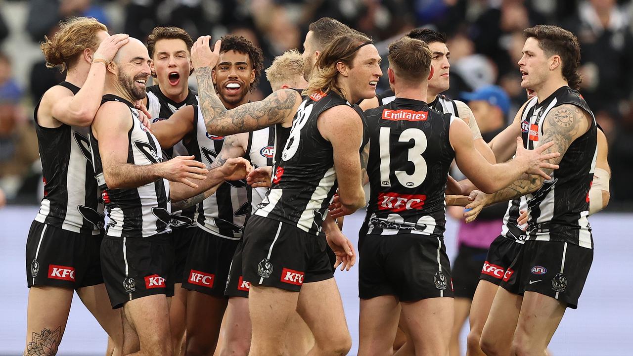 The Pies are on the surge. Picture: Getty Images