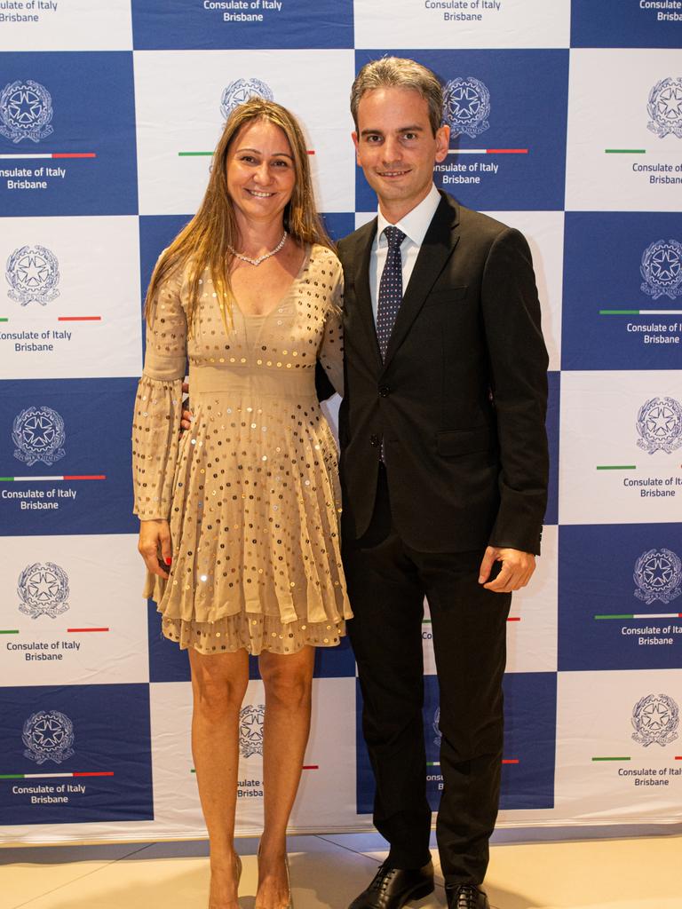 Consul Salvatore Napolitano and Diana Cekova