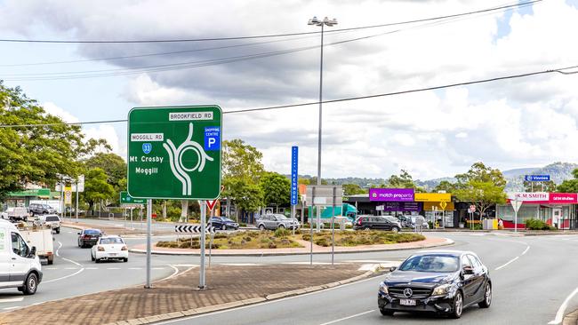 Some Kenmore residents are concerned about potential traffic impacts of a proposed childcare centre on the already choked roundabout in Kenmore. Picture: Richard Walker