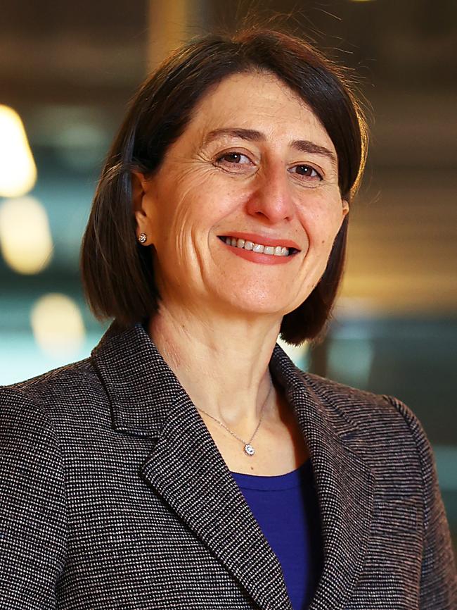 Former NSW premier Gladys Berejiklian. Picture: Jane Dempster/The Australian