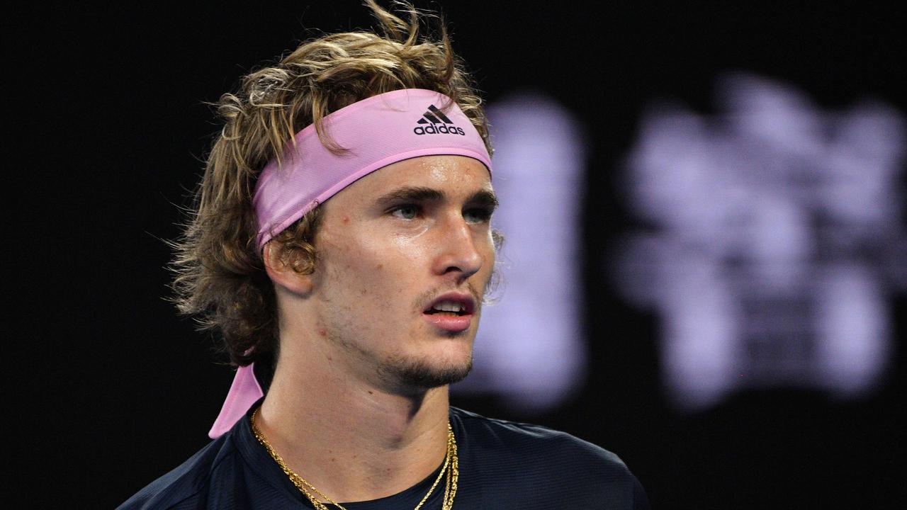 Alexander Zverev. Photo: SAEED KHAN / AFP