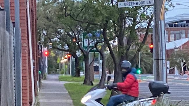 Residents have seen food delivery drivers collecting food from Greenwood Lane. Picture: Supplied