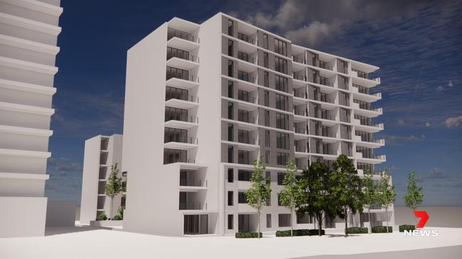 The new units will all be rentals. Picture: 7NEWS