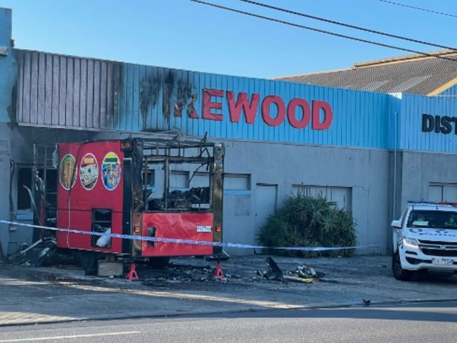 Food truck destroyed in suspicious explosion