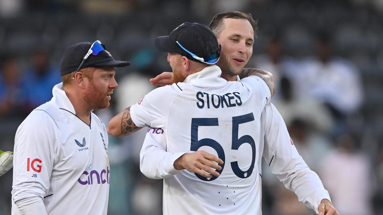 England spinner Tom Hartley had a blinder on debut. (Photo by Stu Forster/Getty Images)