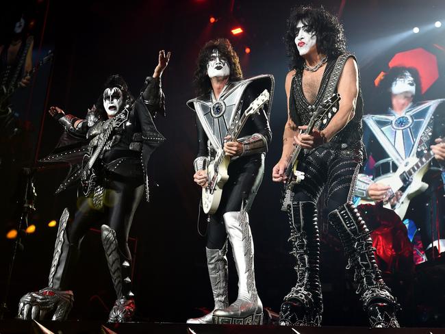 KISS play the first of three nights at Melbourne’s Rod Laver Arena. Picture: Josie Hayden