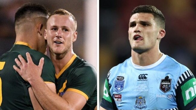 Cherry-Evans and Cleary appear the two contenders to wear the number seven jersey for Australia. Image: Getty