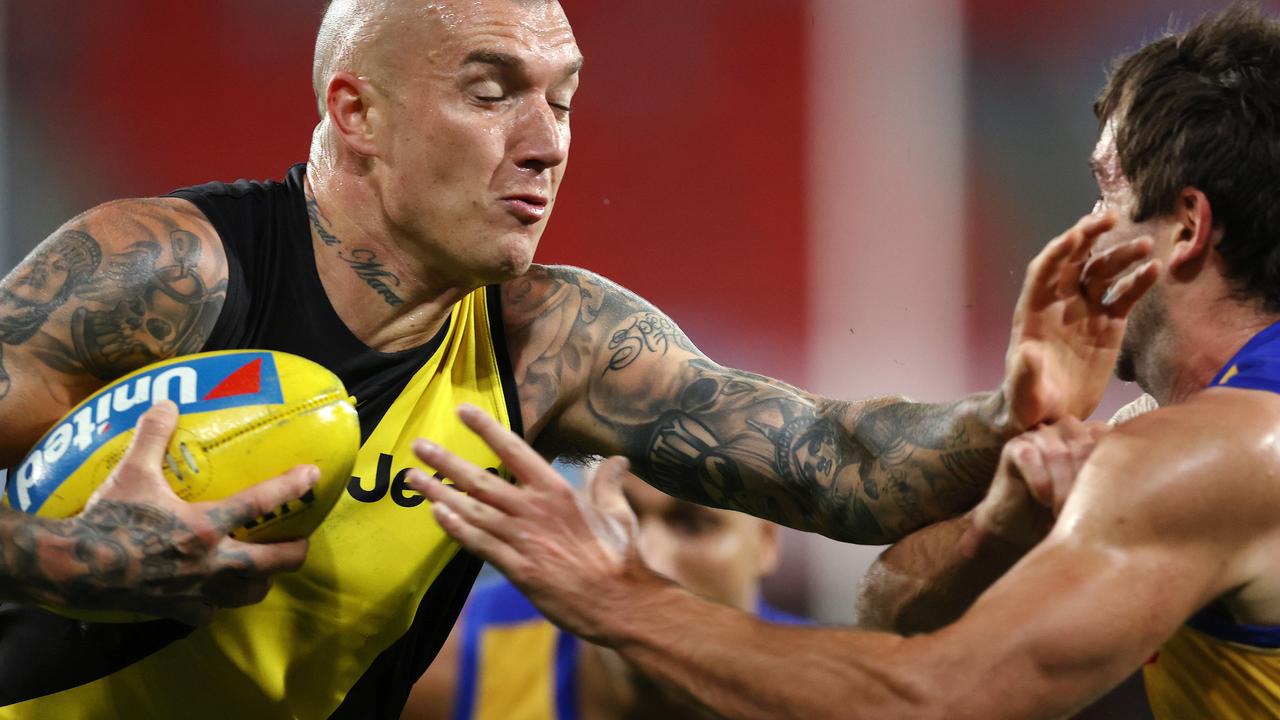 Ben Keays wants to take on Richmond bull Dustin Martin Pic: Michael Klein