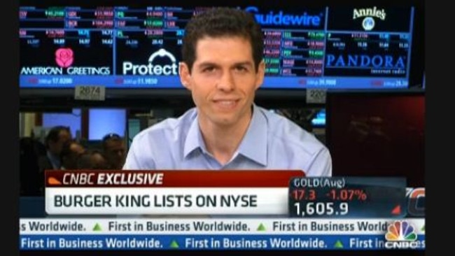 Daniel Schwartz talks to CNBC when the company listed on the NYSE. Pic: Screengrab CNBC.