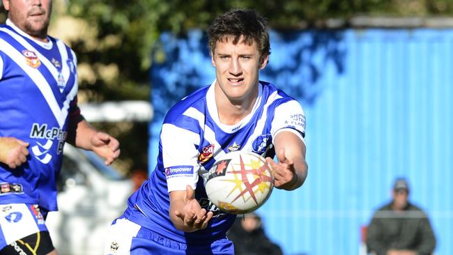 Grafton Ghosts were up against the Sawtell Panthers at McGuren Park on Sunday. Ghosts Mitchell Lollback during the match. Photo Debrah Novak / The Daily Examiner