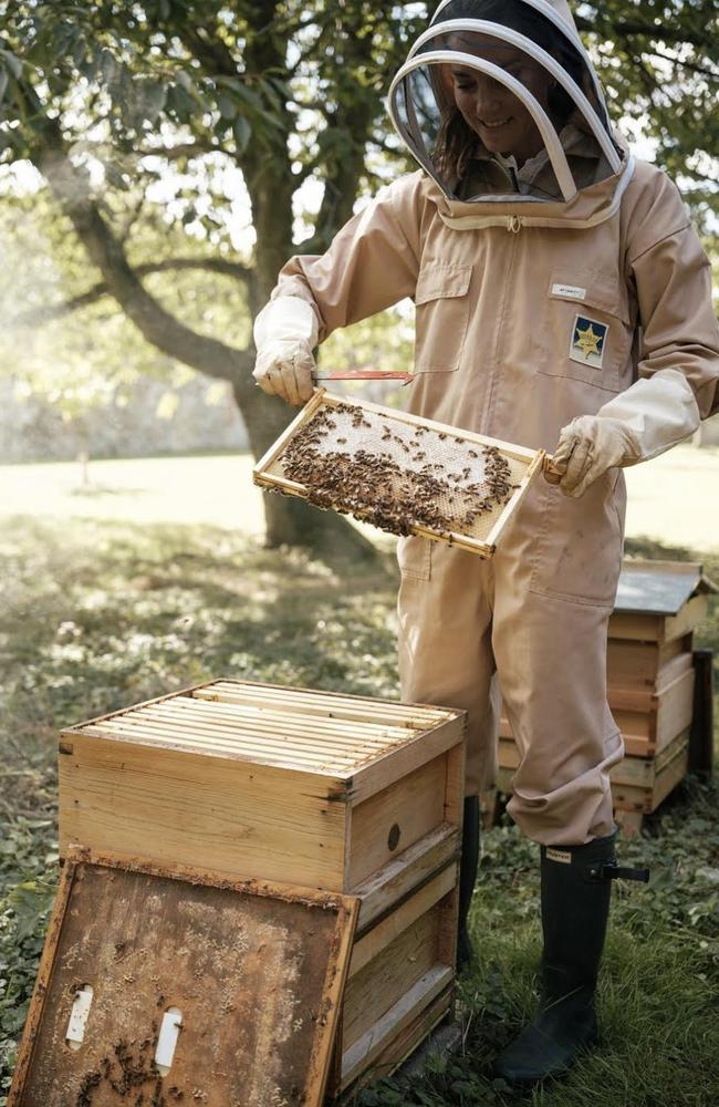 Princess of Wales in a beekeeper’s suit to mark World Bee Day. Photo: Matt Porteous/Instagram