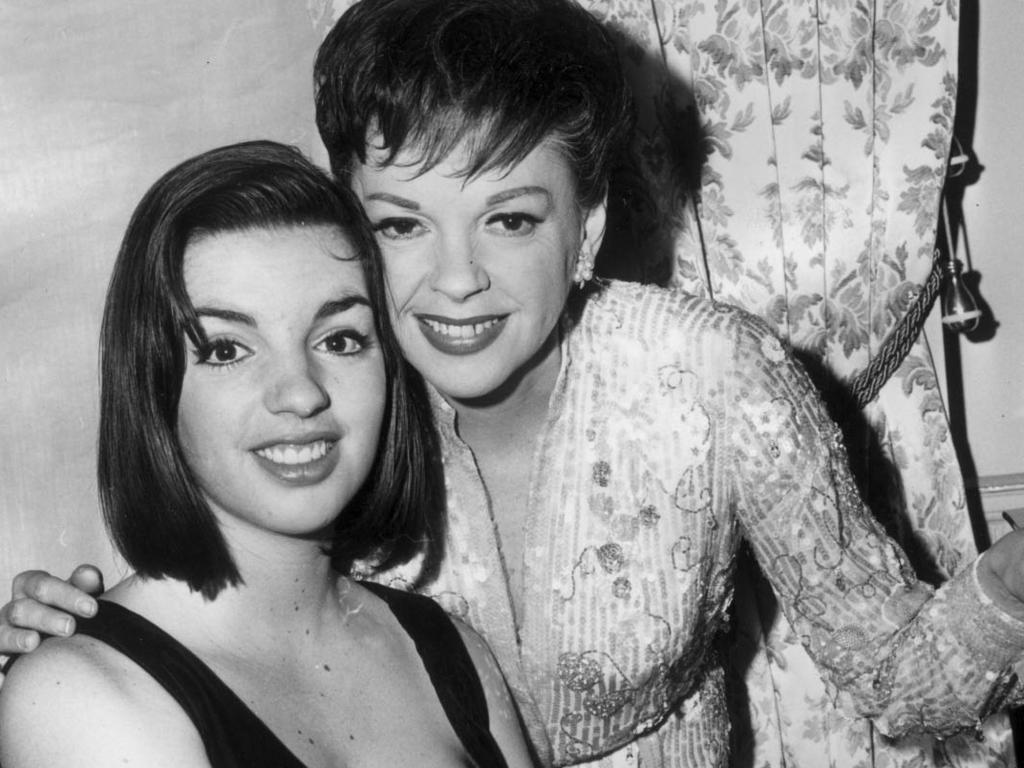 Liza Minnelli with her mum Judy Garland in 1964.