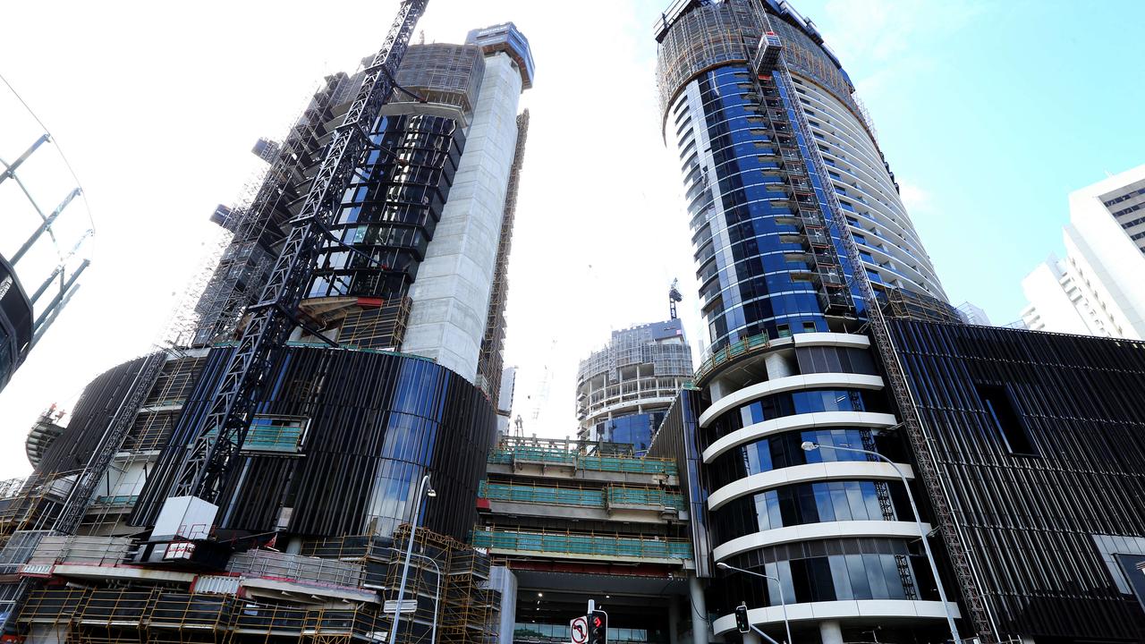 The Queens Wharf development which will also house the new Star Casino in Brisbane. Picture: David Clark