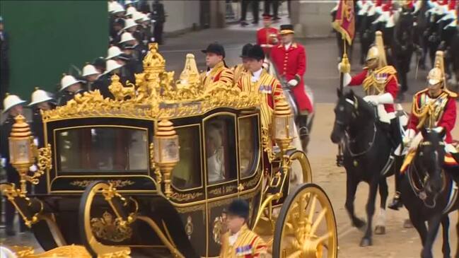 King Charles' Westminster Abbey procession