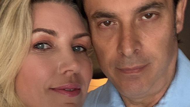 Sydney couple Zaklina Blazeski, right, and Dominic Galati maintain they were wrongly detained for six days at the Holiday Inn at Melbourne Airport. Picture: Supplied