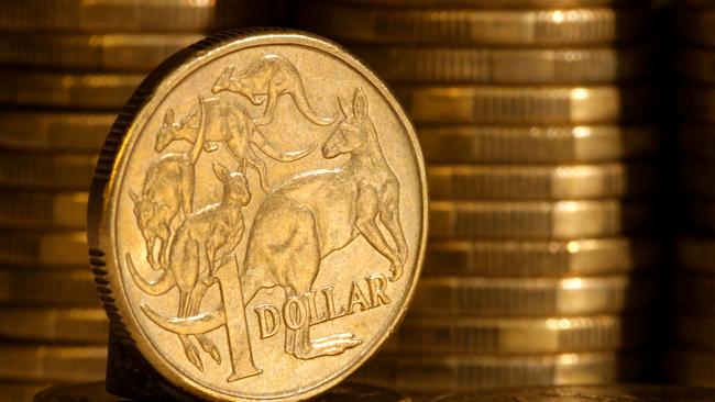 Australian one dollar coins