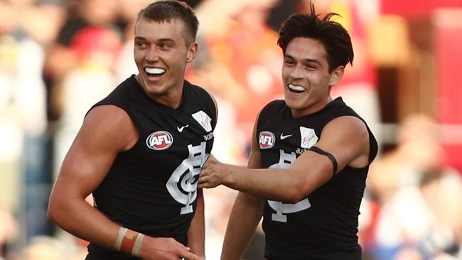 Patrick Cripps was huge against Gold Coast. Picture: Getty