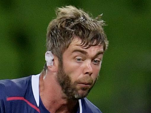 Geoff Parling of the Rebels during the Round 6 Super Rugby match between the Melbourne Rebels and the Sharks at AAMI Park in Melbourne, Friday, March 23, 2018. (AAP Image/Tracey Nearmy) NO ARCHIVING, EDITORIAL USE ONLY