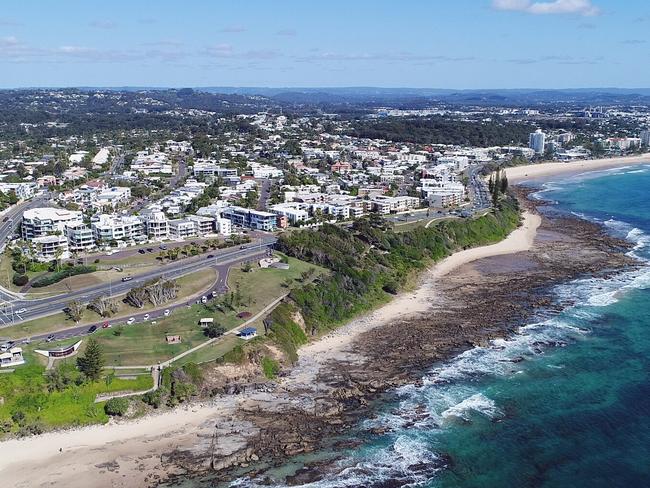 DRONE: Aerial photos of Mooloolaba, Alexandra Headland, Sunshine Coast.