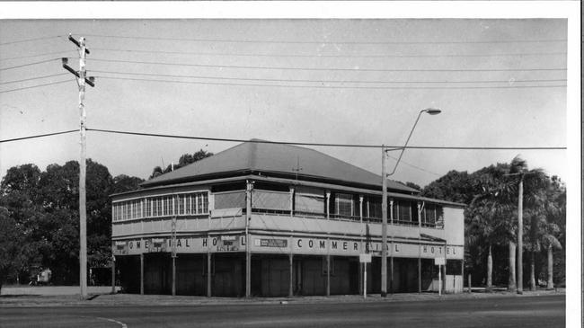 The Commercial Hotel at the south-eastern corner of Shakespeare St and Nebo Rd. The site is now occupied by Mackay Autocorner. Picture: daily mercury archives