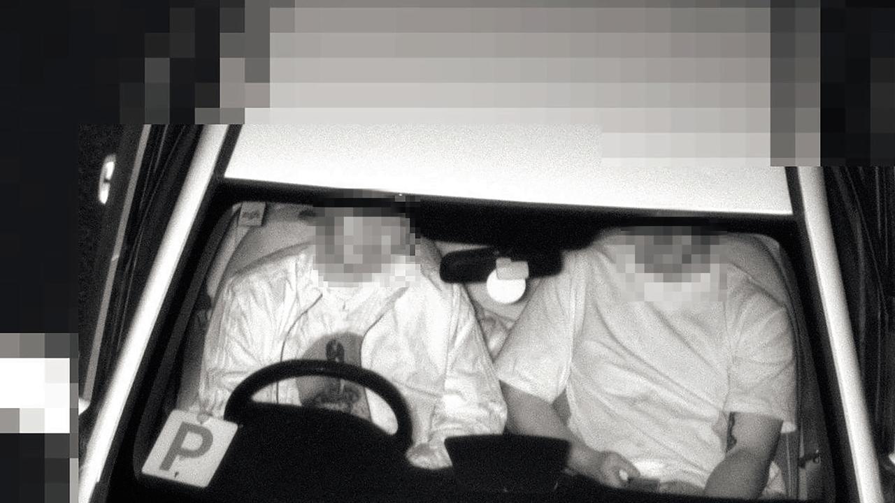 Non-seatbelt-wearing vehicle occupants snapped during the trial