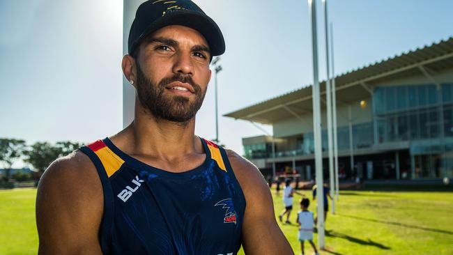 Curtly Hampton has vowed to repay Adelaide’s faith in him this year. Picture: Tom Huntley