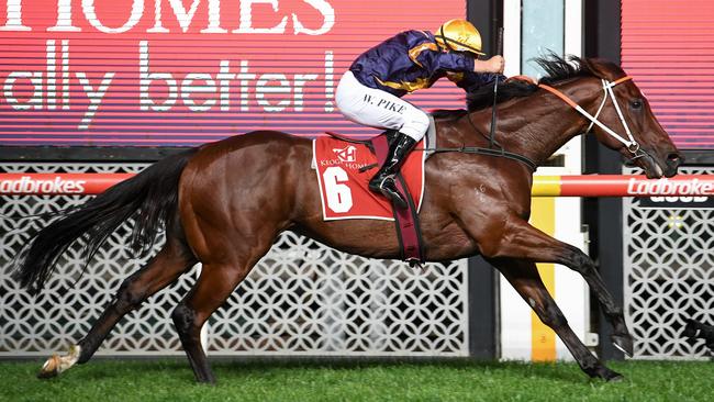 Masked Crusader will appreciate getting out to 1200m and can bounce back from his last start defeat. Picture: Getty Images