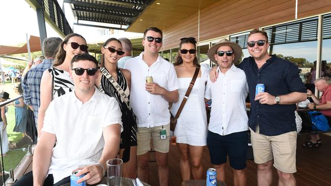 Racegoers at Moama Bowling Club Echuca Cup. Picture: David Smith