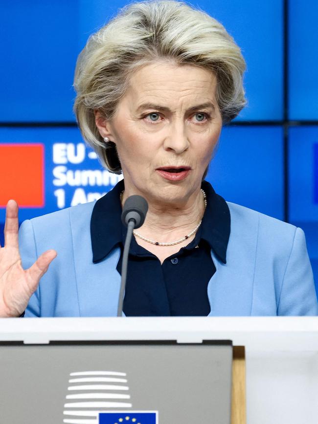 European Commission president Ursula von der Leyen.