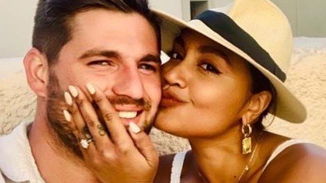 Jessica Mauboy recently got engaged to her boyfriend of 10 years, Themeli Magripilis.
