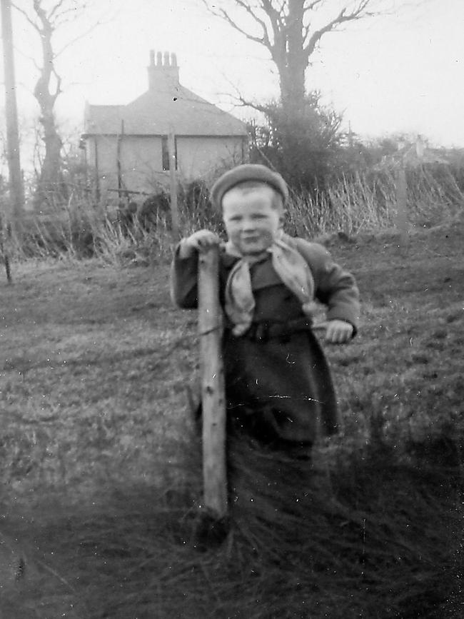 Charles Wooley as a child in Scotland. Picture Supplied