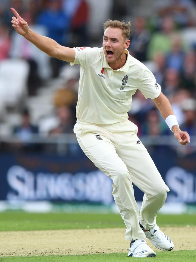 England bowler Stuart Broad was in fine form.