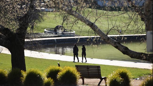 Lake Burley Griffin in Canberra. Picture: NCA NewsWire / Gary Ramage