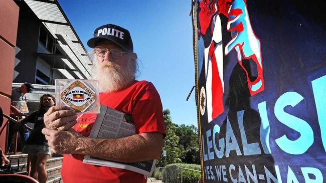 PRESIDENT: Michael Baulderstone, President of The Nimbin HEMP Embassy. Picture: Patrick Gorbunovs