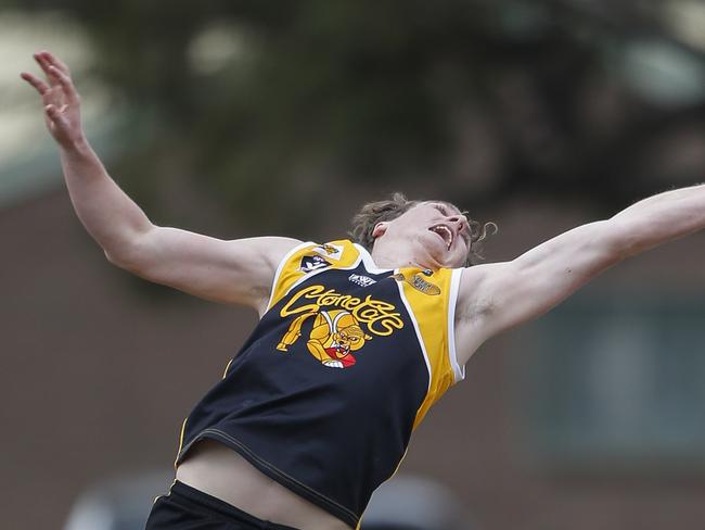 MPNFL football Div 1: Frankston YCW v Edi-Aspendale. Josh Butland (Frankston YCW). Picture: Valeriu Campan