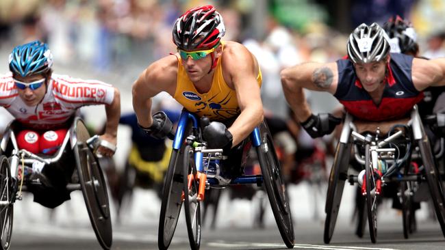 There will be the annual wheelchair race around The Rocks. Picture: Gregg Porteous