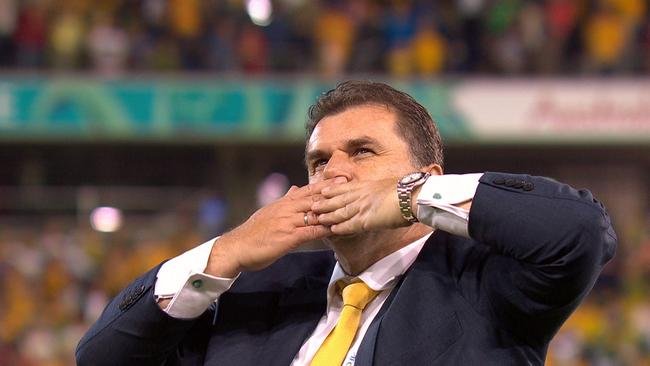 The Socceroos coach thanks the Australian fans.